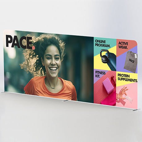 Exhibition Stand Stretch Wall Straight | Formulate - Feather Flags Express