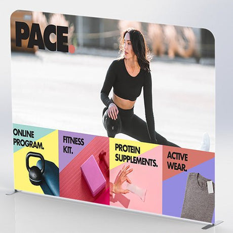 Exhibition Stand Stretch Wall Straight | Formulate - Feather Flags Express