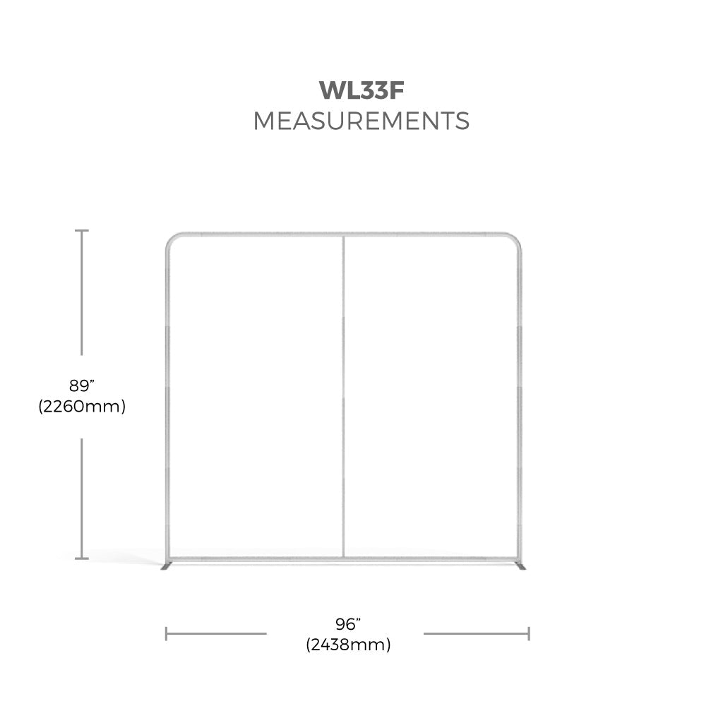 Exhibition Stand Stretch Wall Straight | Formulate - Feather Flags Express