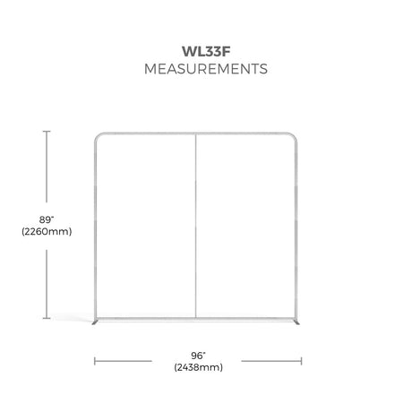 Exhibition Stand Stretch Wall Straight | Formulate - Feather Flags Express