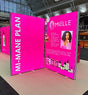 LED Light Box Display Stand 1.5m x 2.25m - Feather Flags Express